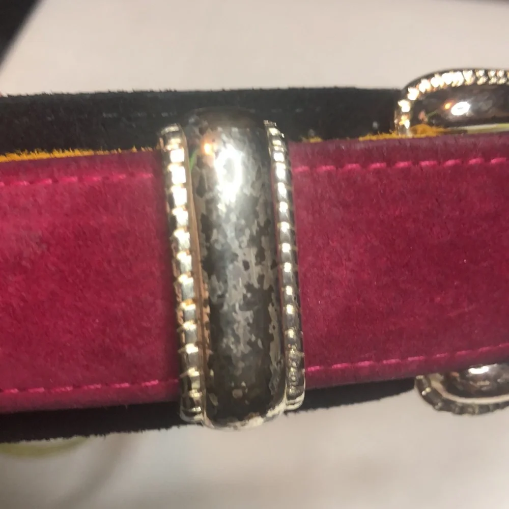 Ginnie Johansen‎ Fabulous retro Suede vintage belt size S